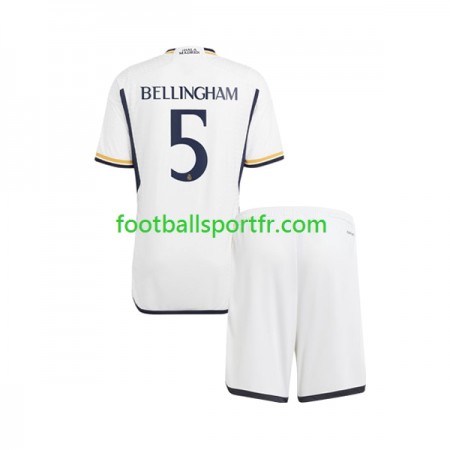 Tenue Real Madrid Jude Bellingham 5 Enfant Domicile 2023-2024 Maillot de Foot